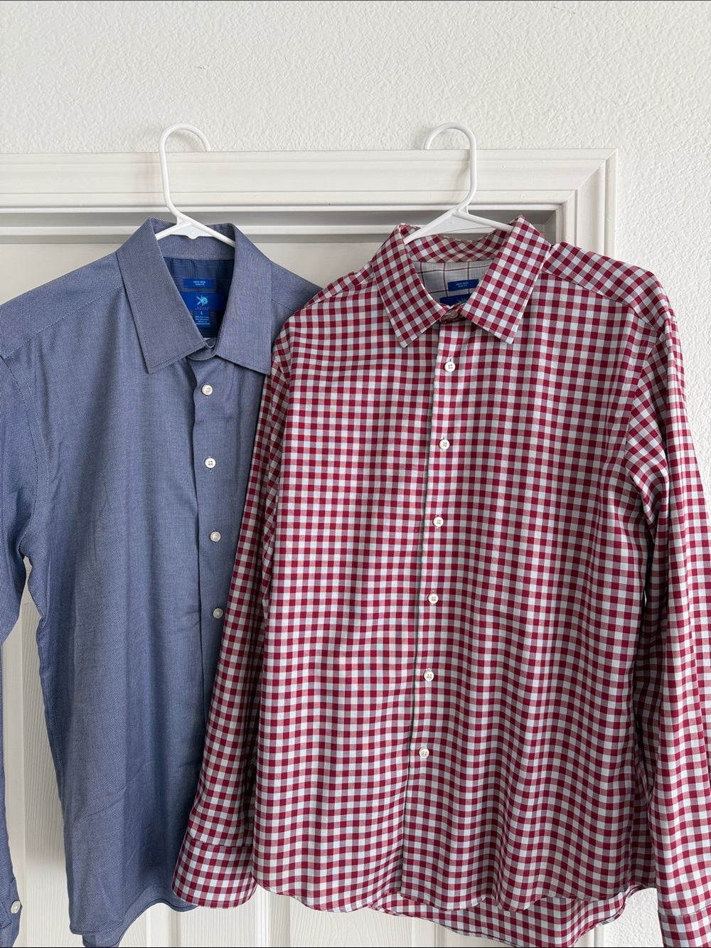 2 Egara slim fit dress shirts